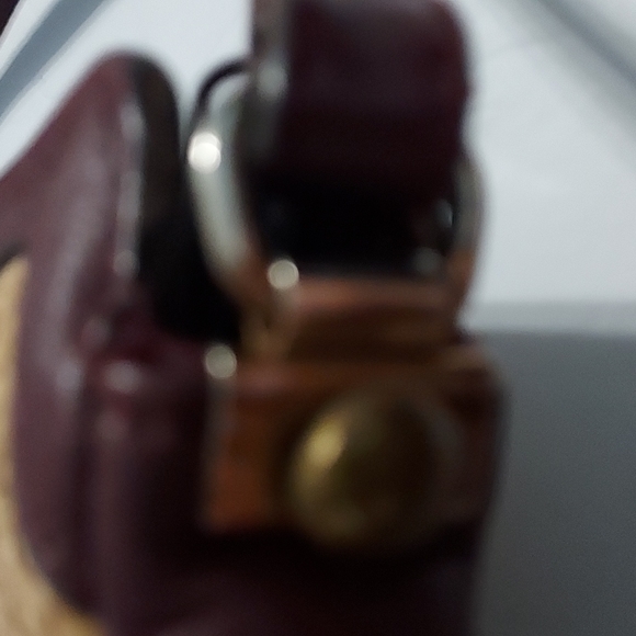 Vintage Etienne Aigner Weave Cloth and Leather Trim Shoulder Purse 7.5inHx11inW. - Picture 8 of 14